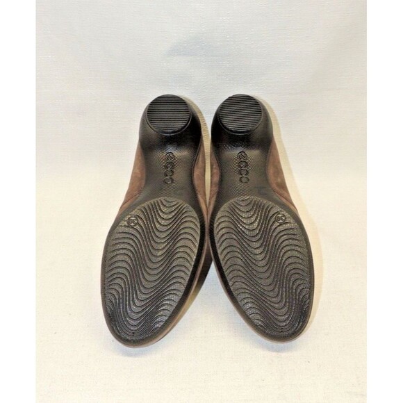 Ecco Brown Suede Lace Up Ankle Booties Sz. 39 - Picture 4 of 7